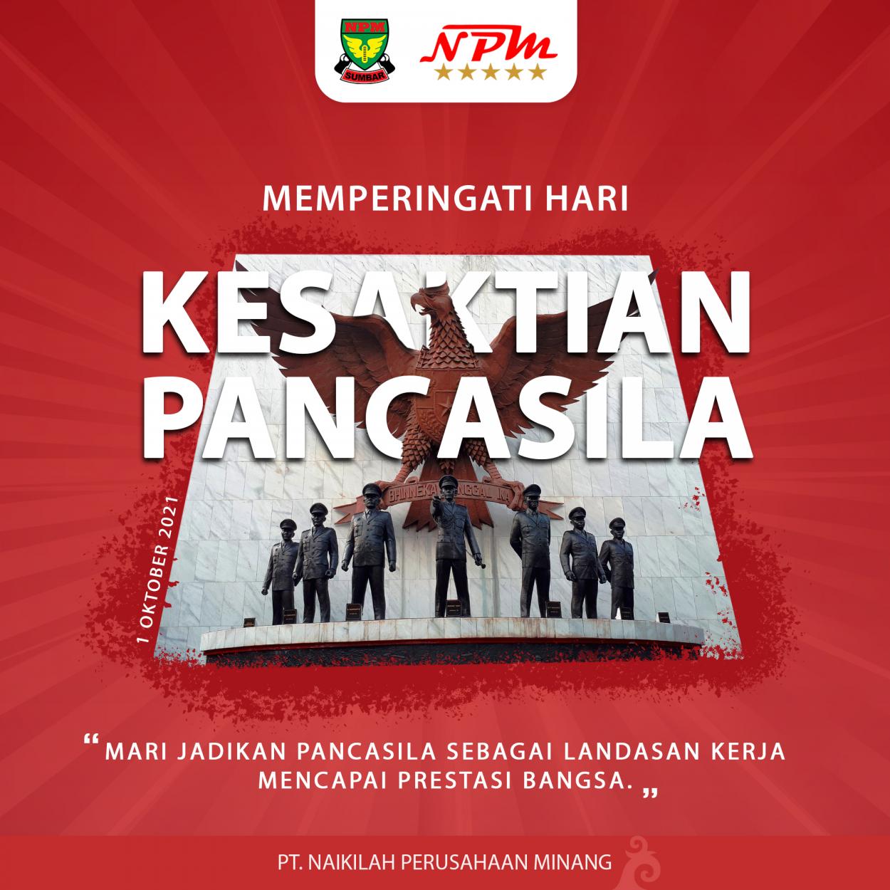 Memperingati Hari Kesaktian Pancasila